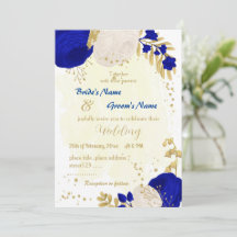 Königsblau-weiße Blume Goldmedaille botanische Hoc