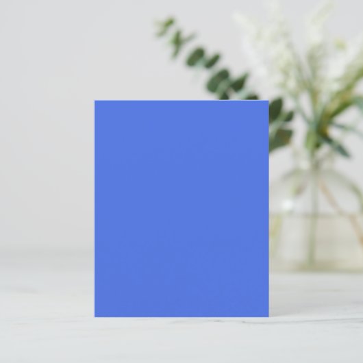 Königsblaue benutzerdefinierte Papierseite (Stehend Vorderseite)