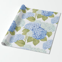 Königsblaue Hortensien-Garten-Blumenverpackungspap