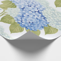 Königsblaue Hortensien-Garten-Blumenverpackungspap