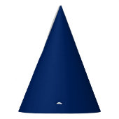 Königsblaue Partyhut (Links)
