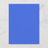 Königsblaue Postkarte zum Anpassen (Vorderseite)