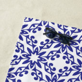Königsblaue Trellis Strandtuch (Beispiel)