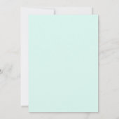 Königsblaue Wasserfarben-Hochzeit Einladung (Rückseite)