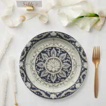 Königsblaue Wildblumen-Blumenkeramik-Hochzeit
