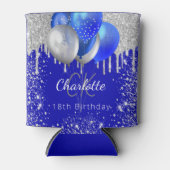 Königsblauer Goldballon Dosenkühler (Vorderseite)