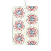 Königscharles 3. Emblem Souvenir Autolufterfrischer (Rückseite)