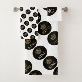 Königsemblem Badhandtuch Set