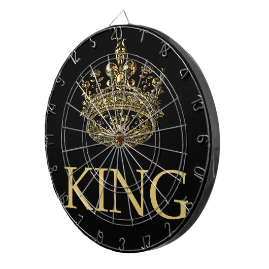 Königsemblem Dartscheibe (Vorderseite rechts)