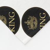 Königsemblem Fleecedecke (Ecke)