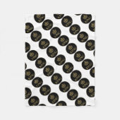 Königsemblem Fleecedecke (Vorderseite)