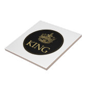 Königsemblem Fliese (Seite)