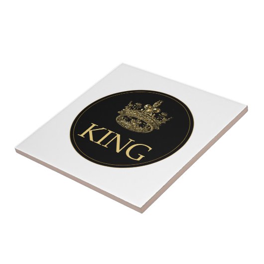 Königsemblem Fliese (Seite)