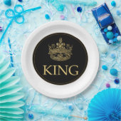 Königsemblem Pappteller (Party)