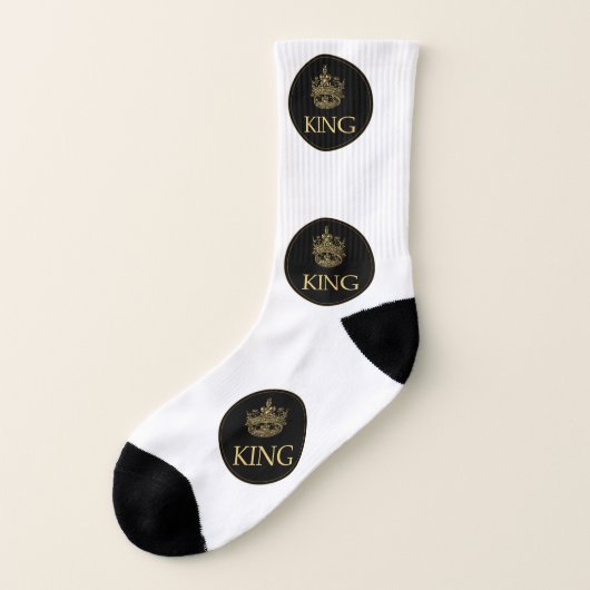 Königsemblem Socken (Links - Außen)