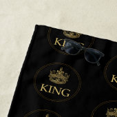 Königsemblem Strandtuch (Beispiel)