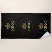 Königsemblem Strandtuch (Vorderseite)