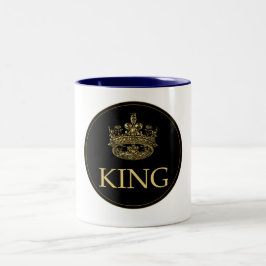 Königsemblem Zweifarbige Tasse