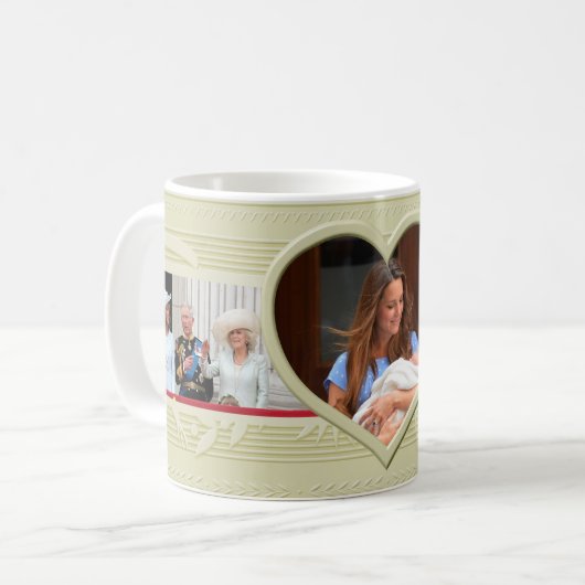 Königsfamilie Prinz-George Kaffeetasse (Vorderseite Links)