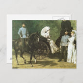 Königsfamilie von Österreich einschließlich Postkarte (Vorne/Hinten)