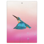 Königsfisch Bird Klemmbrett (Rückseite)