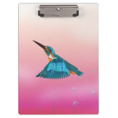 Königsfisch Bird Klemmbrett (Vorderseite)