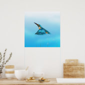 Königsfisch Bird Poster (Küche)