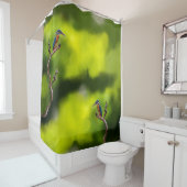 Königsfische an Zweigen Duschvorhang (Beispiel)