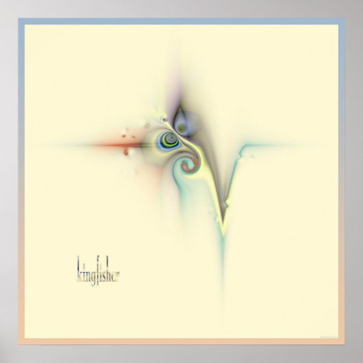 Königsfischer Poster (Vorne)