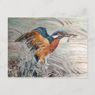 Königsfischerei Postkarte