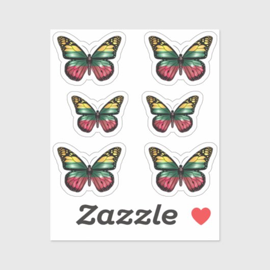 Königsflagge Aufkleber (Blatt)