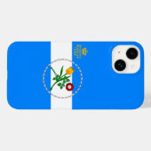 Königsflagge, NY Case-Mate iPhone Hülle (Rückseite (Horizontal))