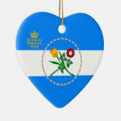 Königsflagge, NY Keramik Ornament (Rechts)