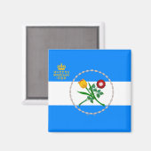 Königsflagge, NY Magnet (Vorderseite/Rückseite)