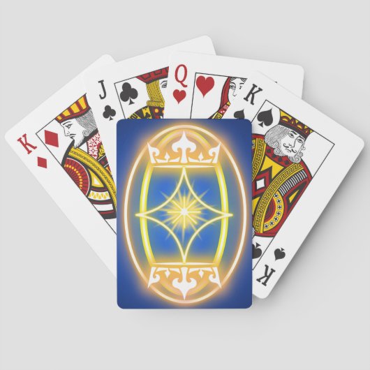 Königsgelb Spielkarten (Rückseite)