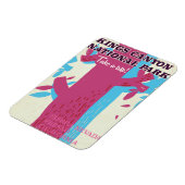 Königskanzlei Nationalpark, California Plakat Magnet (Linke Seite)