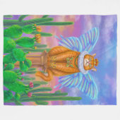 Königskatze Fleecedecke (Vorderseite (Horizontal))