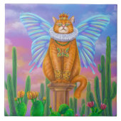 Königskatze Fliese (Vorderseite)