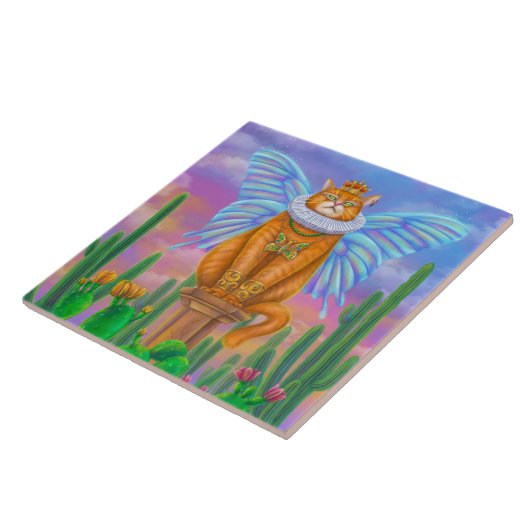 Königskatze Fliese (Seite)