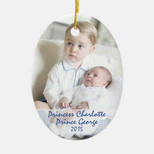 Königskinder - George u. Charlotte Keramik Ornament