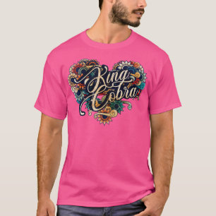 Königskobra VIGNETTE VINTAGE FARBE T-Shirt