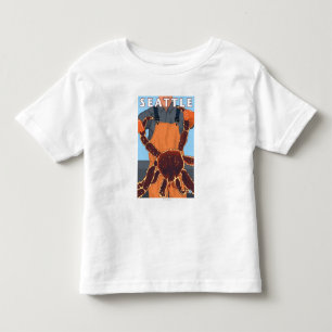 Königskrabbe-Fischer - Seattle, Washington Kleinkind T-shirt