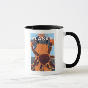 Königskrabbe-Fischer - Valdez, Alaska Tasse