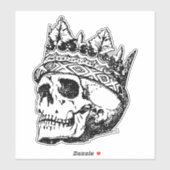 Königskranz Aufkleber (Blatt)