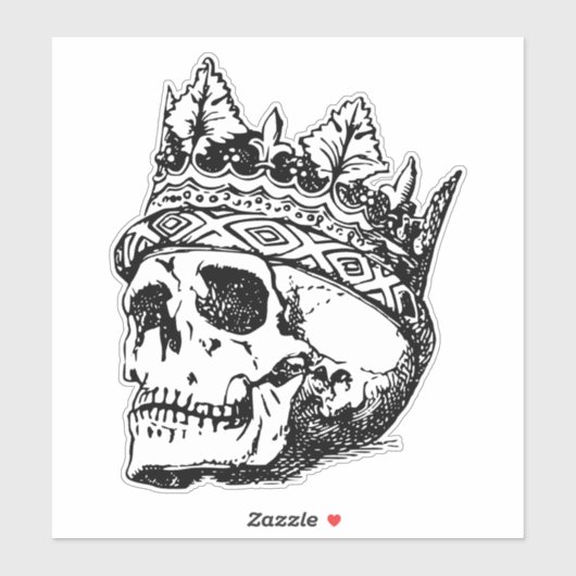 Königskranz Aufkleber (Blatt)