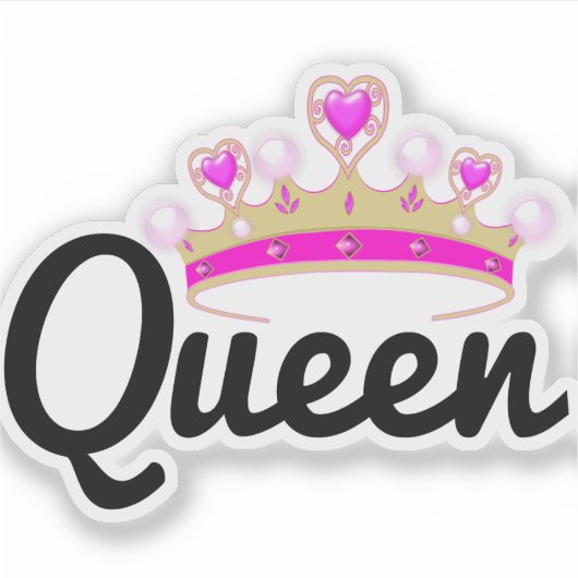 Königskrone Aufkleber (Vorderseite)