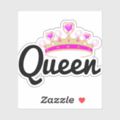 Königskrone Aufkleber (Blatt)