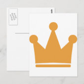 Königskrone Postkarte (Vorne/Hinten)