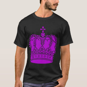 Königskrone - Violett T-Shirt