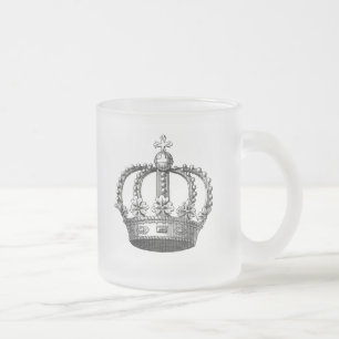 Königskronen-Tasse Mattglastasse